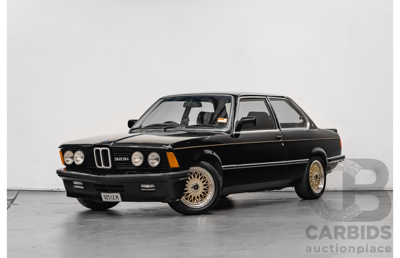 4/1981 BMW 323i E21 John Player Special Edition JPS Build Number #48 2d Coupe Gloss Black 2.3L