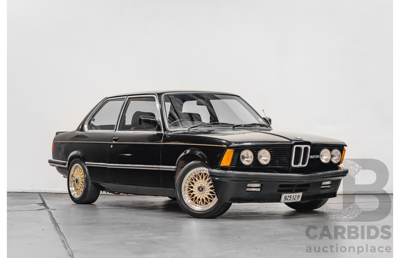 4/1981 BMW 323i E21 John Player Special Edition JPS Build Number #48 2d Coupe Gloss Black 2.3L