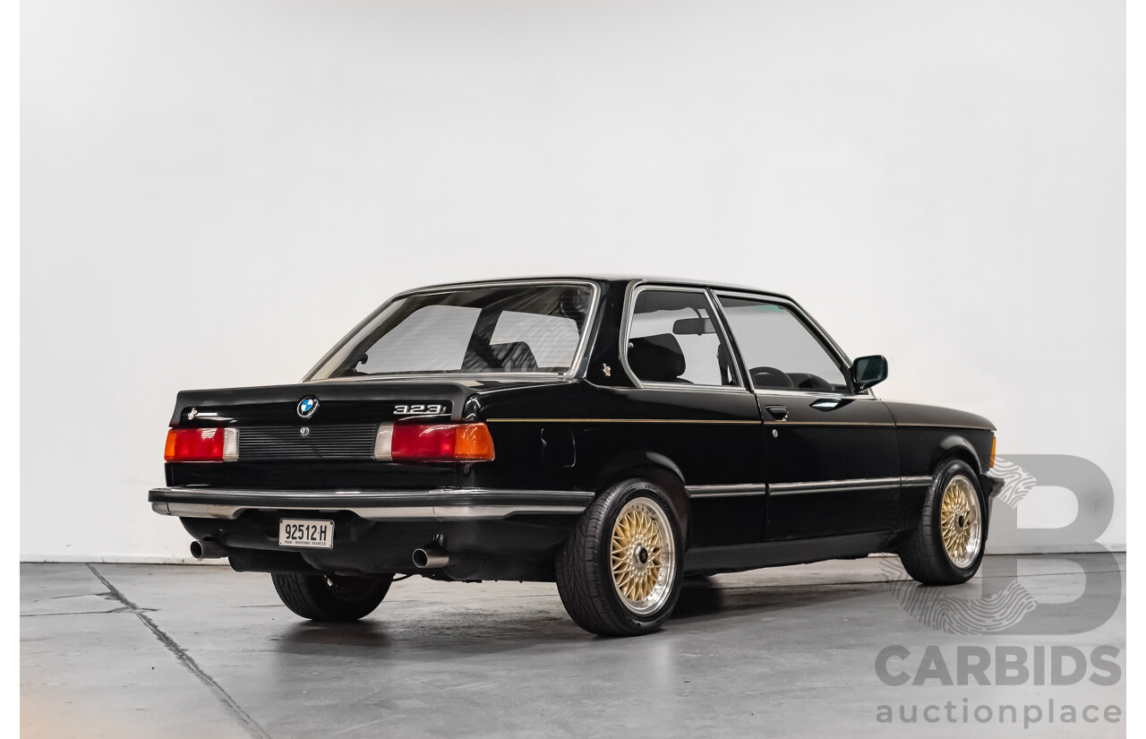 4/1981 BMW 323i E21 John Player Special Edition JPS Build Number #48 2d Coupe Gloss Black 2.3L