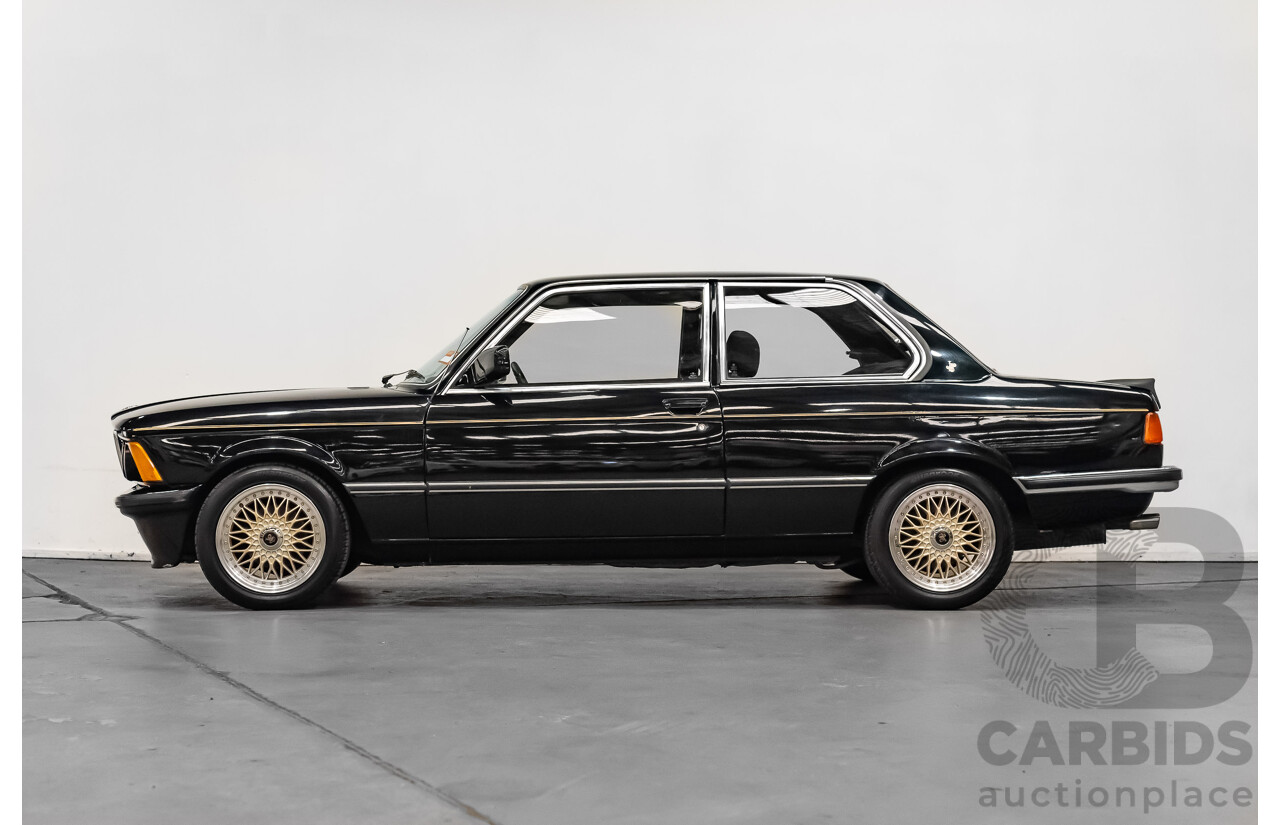 4/1981 BMW 323i E21 John Player Special Edition JPS Build Number #48 2d Coupe Gloss Black 2.3L