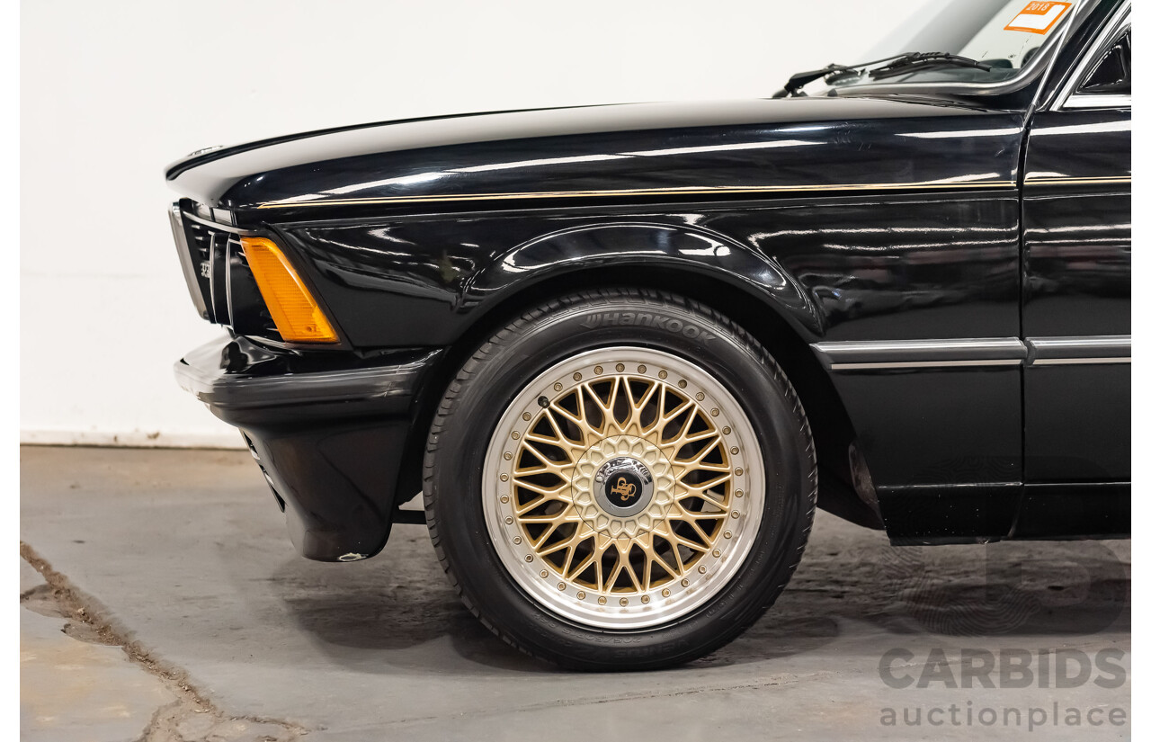 4/1981 BMW 323i E21 John Player Special Edition JPS Build Number #48 2d Coupe Gloss Black 2.3L