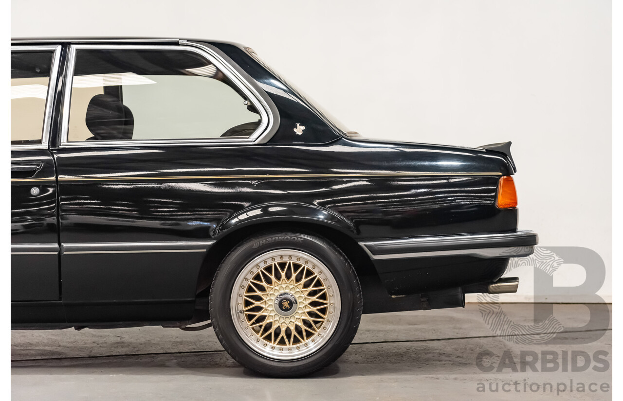 4/1981 BMW 323i E21 John Player Special Edition JPS Build Number #48 2d Coupe Gloss Black 2.3L