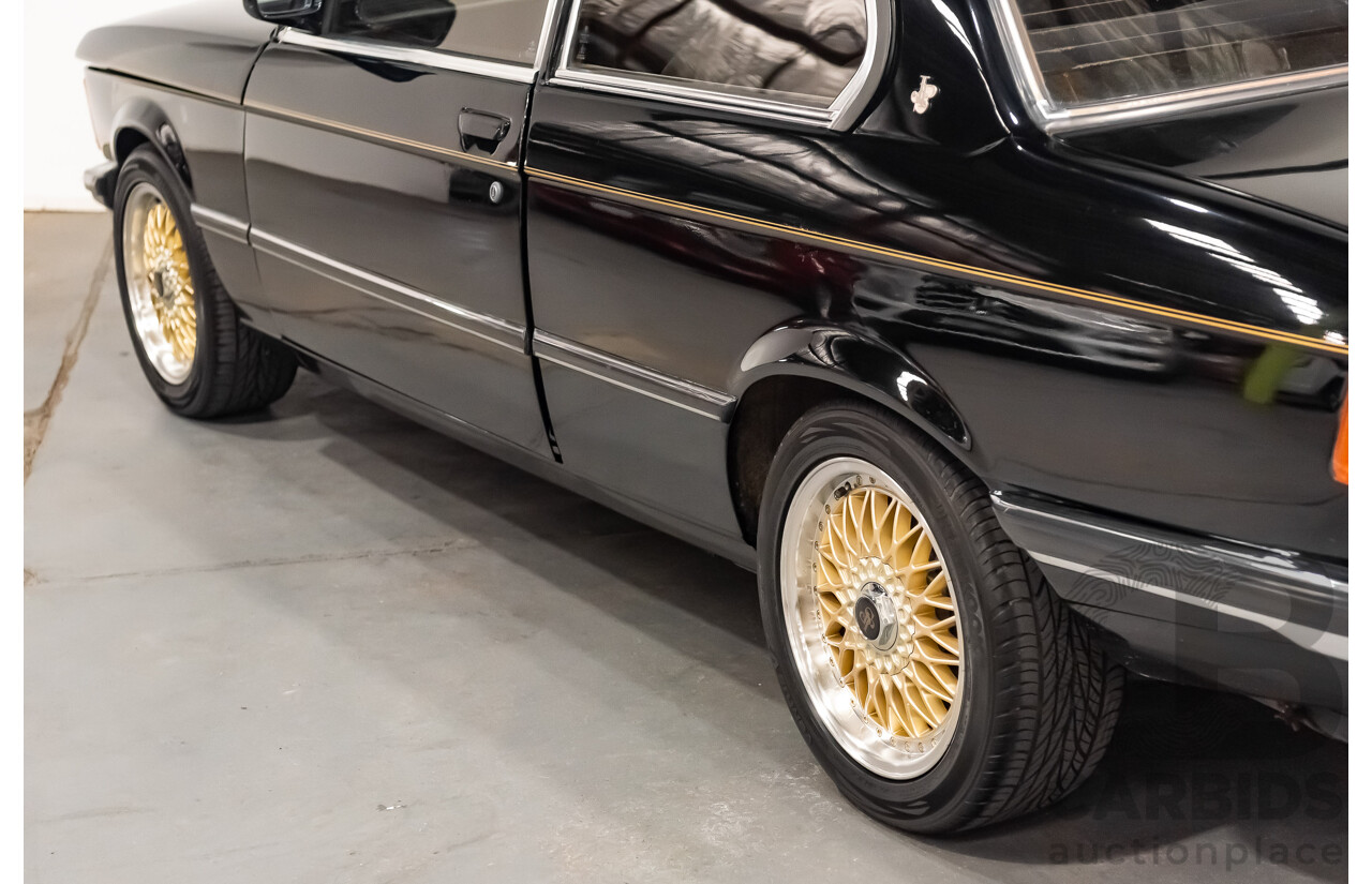 4/1981 BMW 323i E21 John Player Special Edition JPS Build Number #48 2d Coupe Gloss Black 2.3L