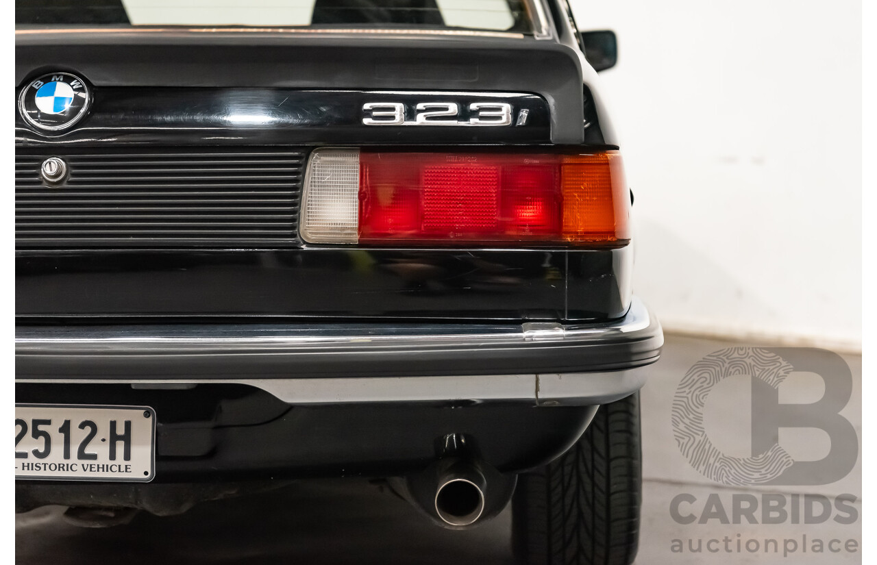 4/1981 BMW 323i E21 John Player Special Edition JPS Build Number #48 2d Coupe Gloss Black 2.3L