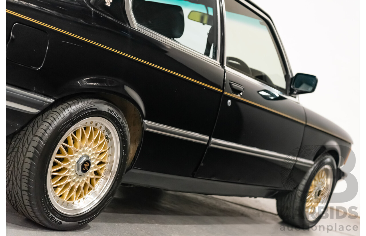4/1981 BMW 323i E21 John Player Special Edition JPS Build Number #48 2d Coupe Gloss Black 2.3L
