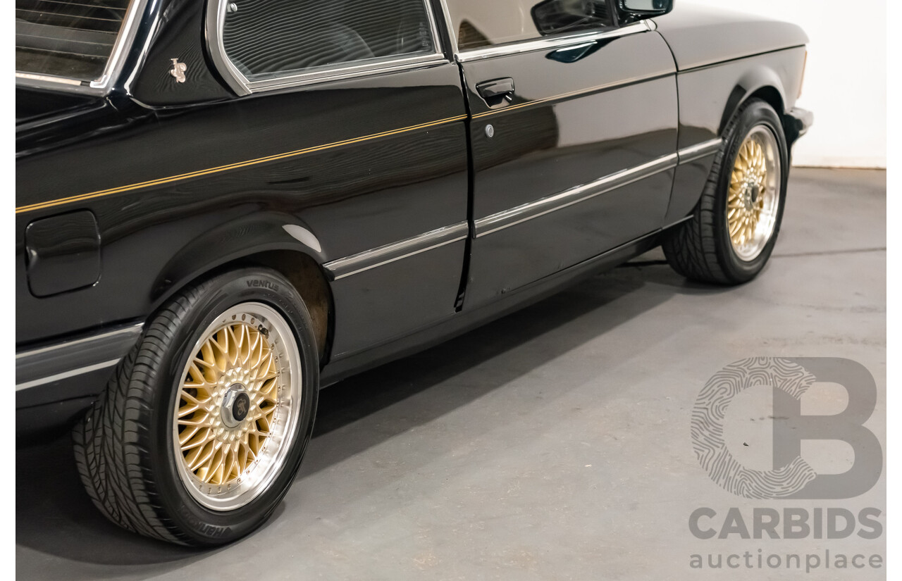 4/1981 BMW 323i E21 John Player Special Edition JPS Build Number #48 2d Coupe Gloss Black 2.3L