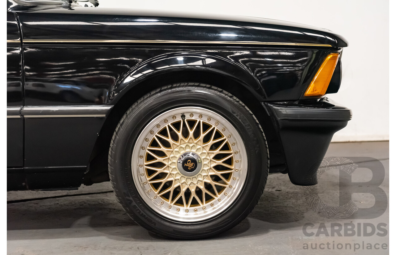 4/1981 BMW 323i E21 John Player Special Edition JPS Build Number #48 2d Coupe Gloss Black 2.3L