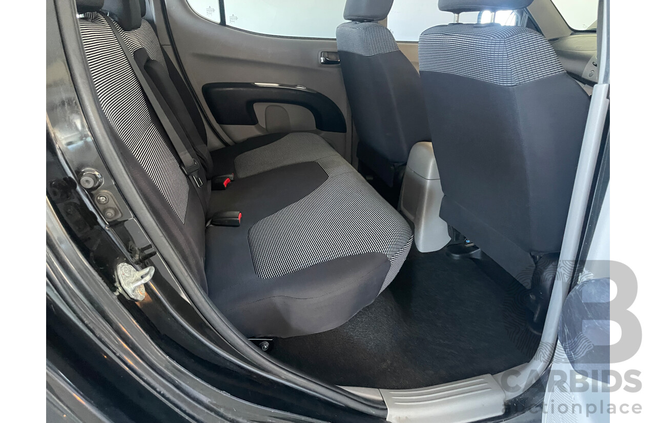 07/09 Mitsubishi Triton GLX-R (4x4) 4x4 ML MY09 Double Cab Utility Black 3.2L