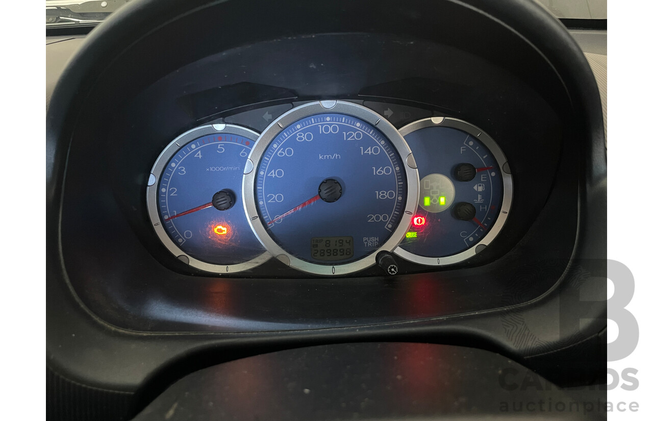 07/09 Mitsubishi Triton GLX-R (4x4) 4x4 ML MY09 Double Cab Utility Black 3.2L