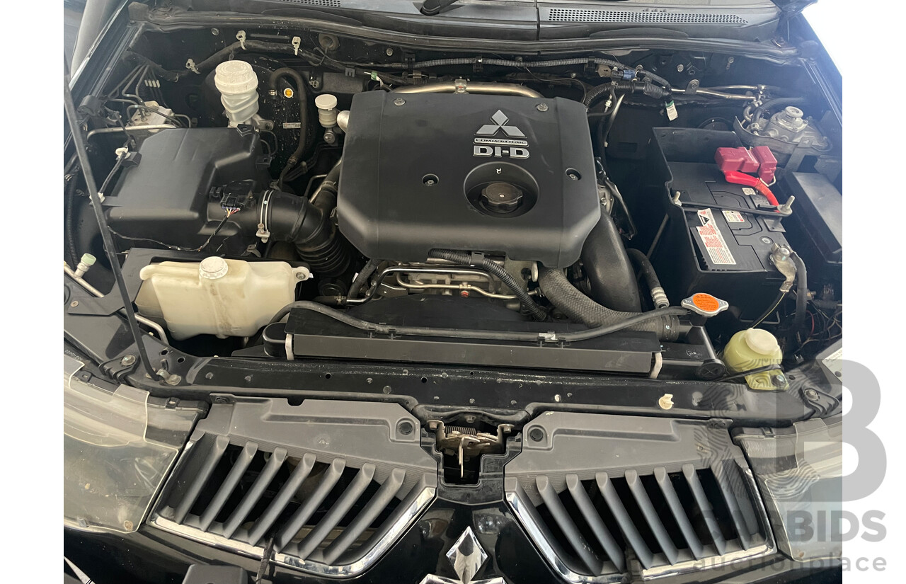 07/09 Mitsubishi Triton GLX-R (4x4) 4x4 ML MY09 Double Cab Utility Black 3.2L