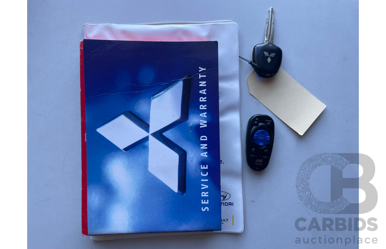 07/09 Mitsubishi Triton GLX-R (4x4) 4x4 ML MY09 Double Cab Utility Black 3.2L