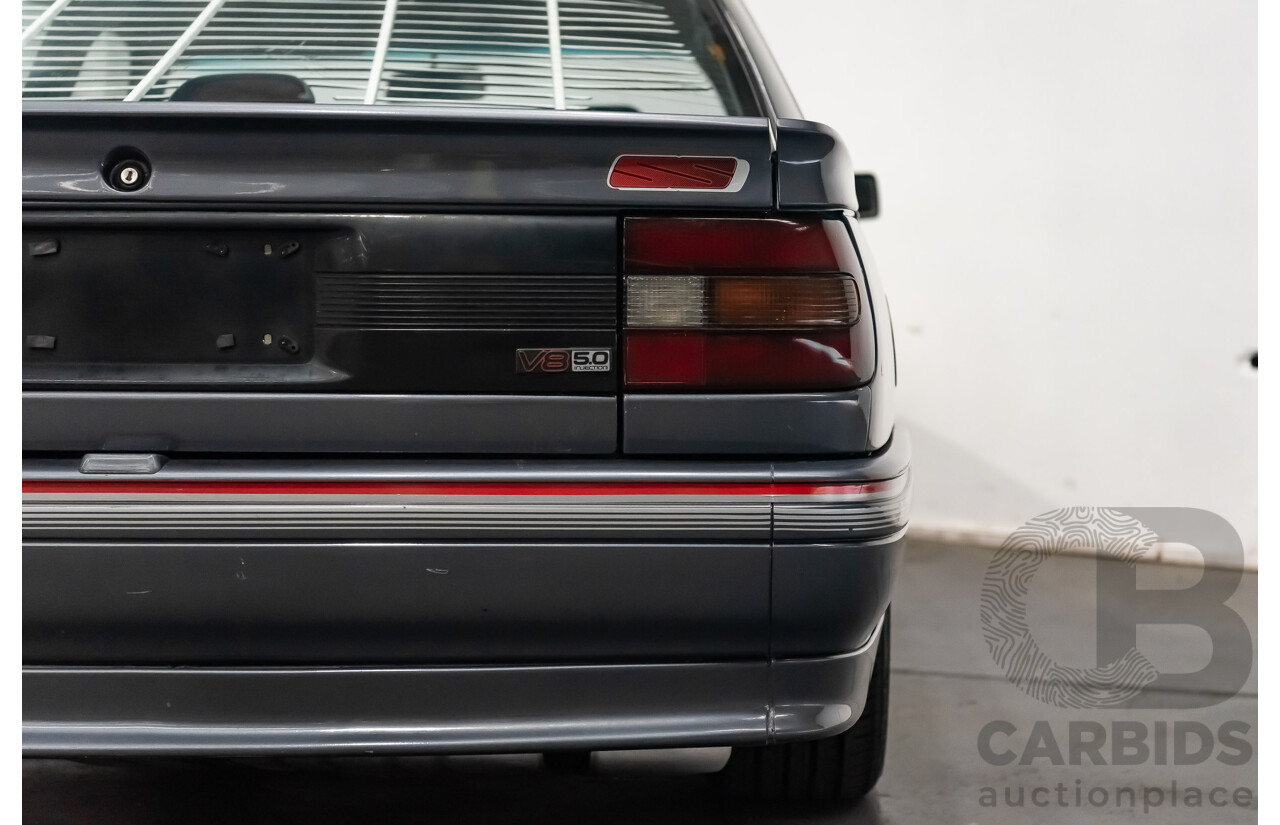 3/1990 Holden Commodore SS VN 4d Sedan A9F Atlas Grey V8 5.0L