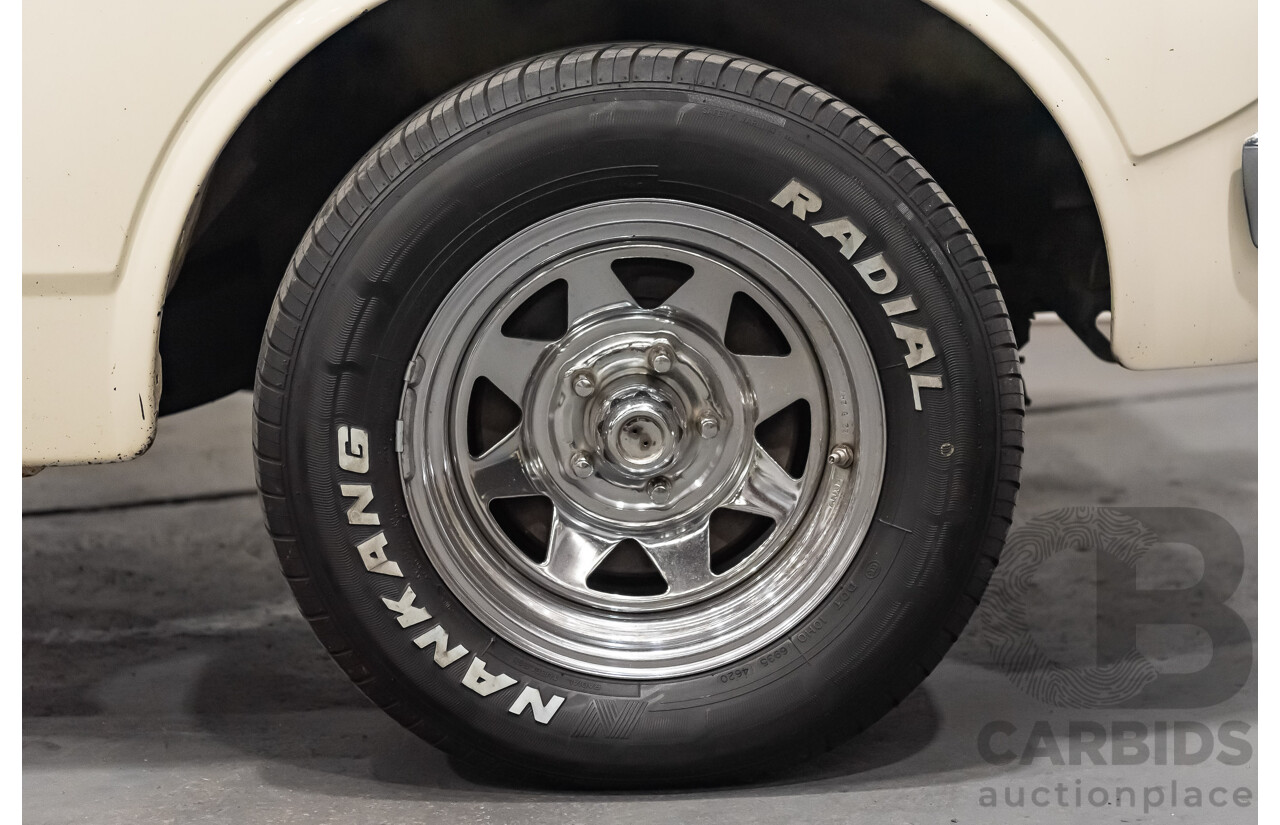 12/1977 Toyota Hilux RN27 2d Utility Tub Back Cream 18R 2.0L