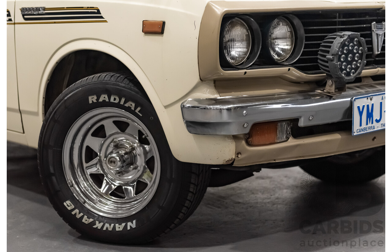 12/1977 Toyota Hilux RN27 2d Utility Tub Back Cream 18R 2.0L