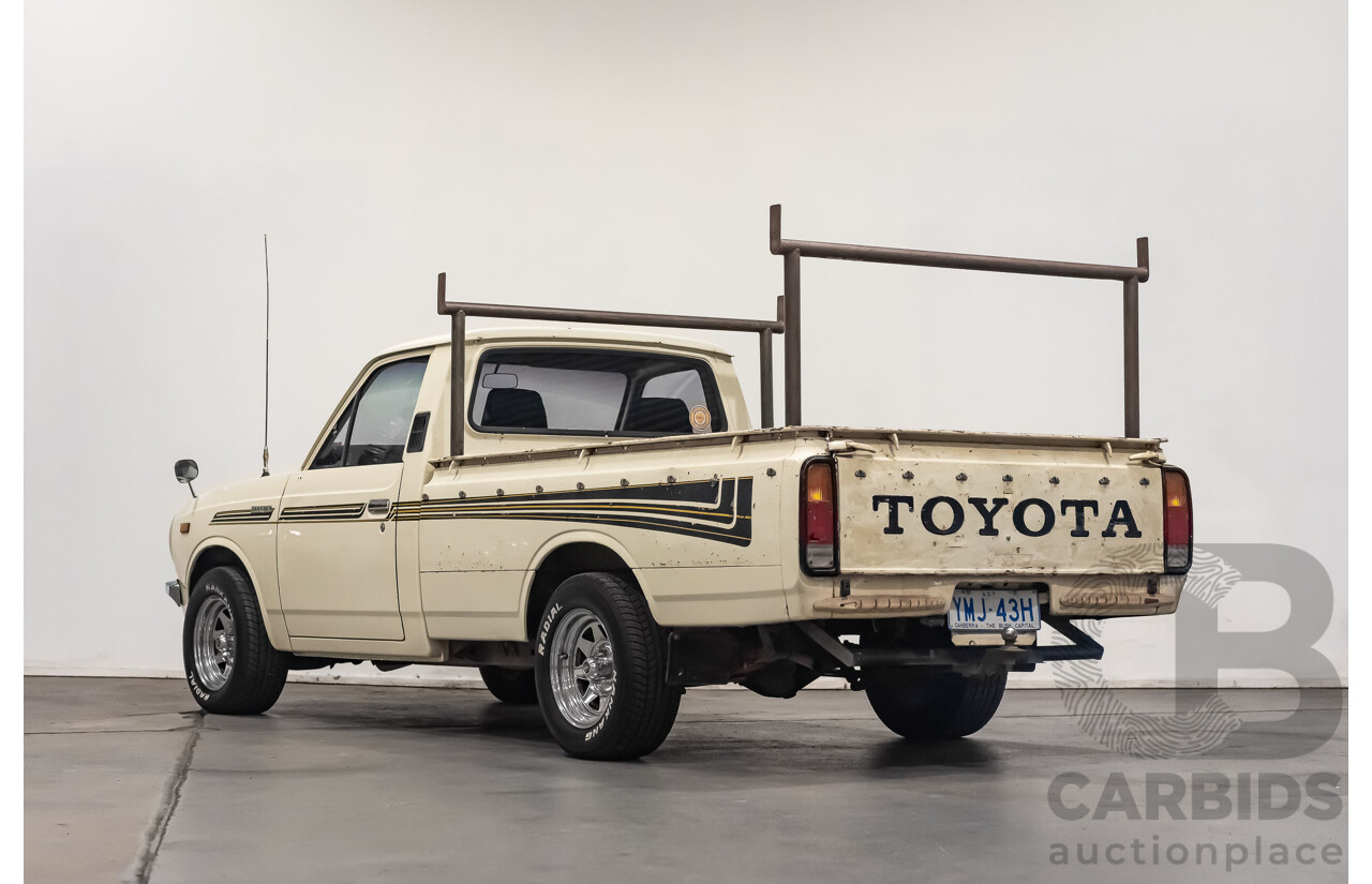 12/1977 Toyota Hilux RN27 2d Utility Tub Back Cream 18R 2.0L