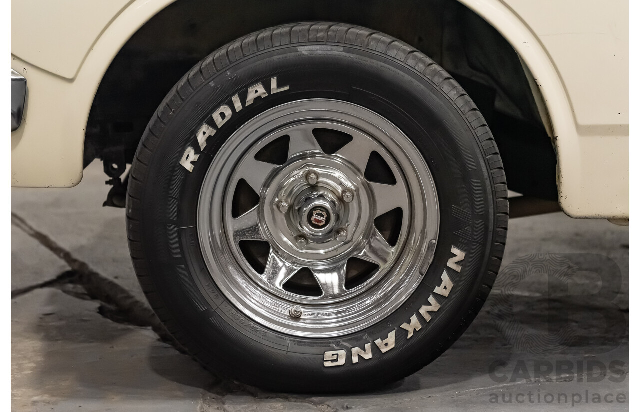 12/1977 Toyota Hilux RN27 2d Utility Tub Back Cream 18R 2.0L