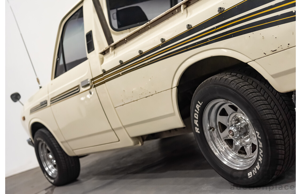 12/1977 Toyota Hilux RN27 2d Utility Tub Back Cream 18R 2.0L