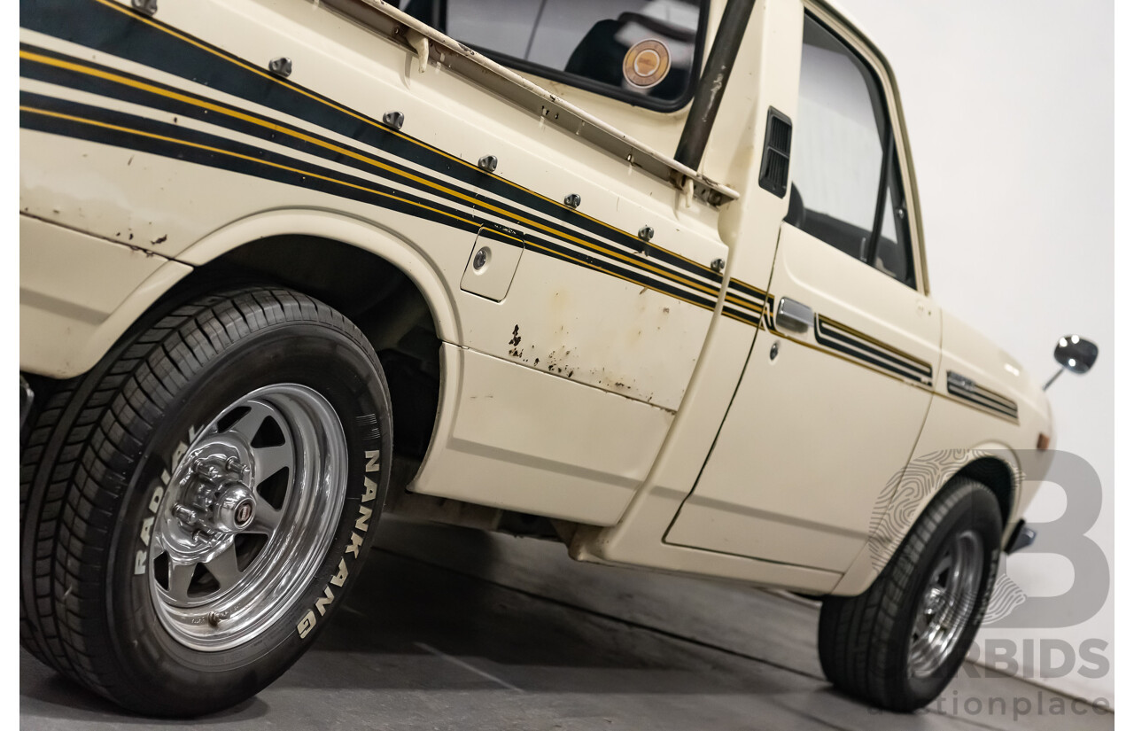 12/1977 Toyota Hilux RN27 2d Utility Tub Back Cream 18R 2.0L