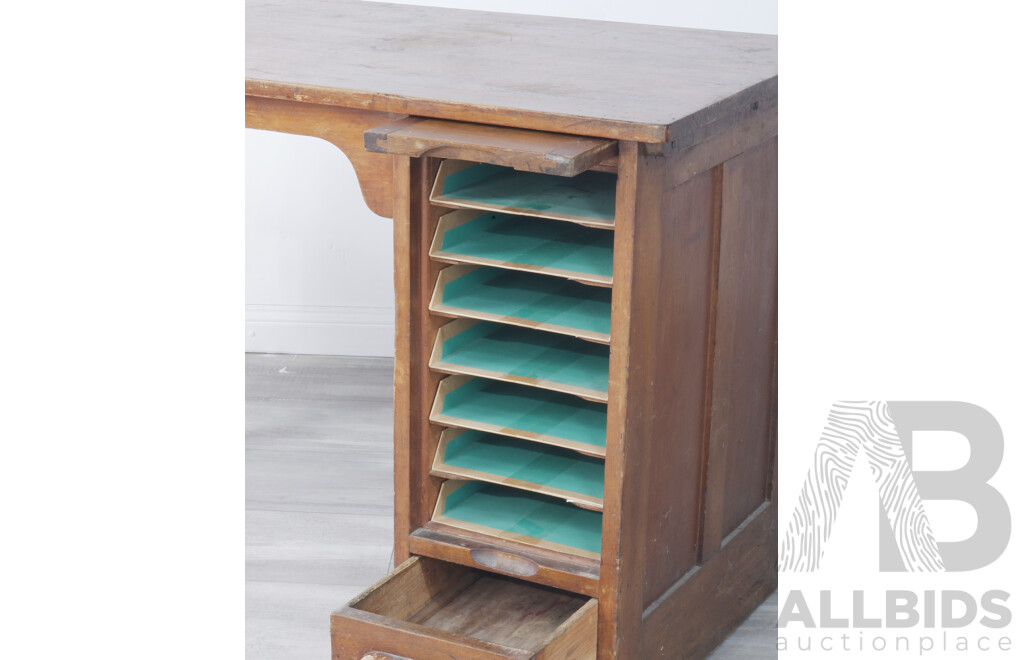 Small Antique Student Desk