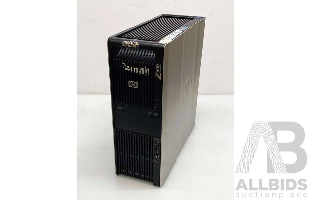 HP Z600 Workstation Dual Intel Xeon (X5660) 2.80GHz - 3.20GHz 6-Core CPU Workstation