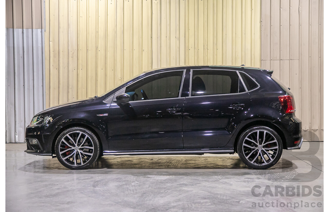 5/2015 Volkswagen Polo GTi 6R MY15 5d Hatchback Metallic Black Turbo 1.8L