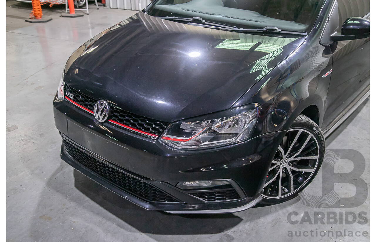 5/2015 Volkswagen Polo GTi 6R MY15 5d Hatchback Metallic Black Turbo 1.8L