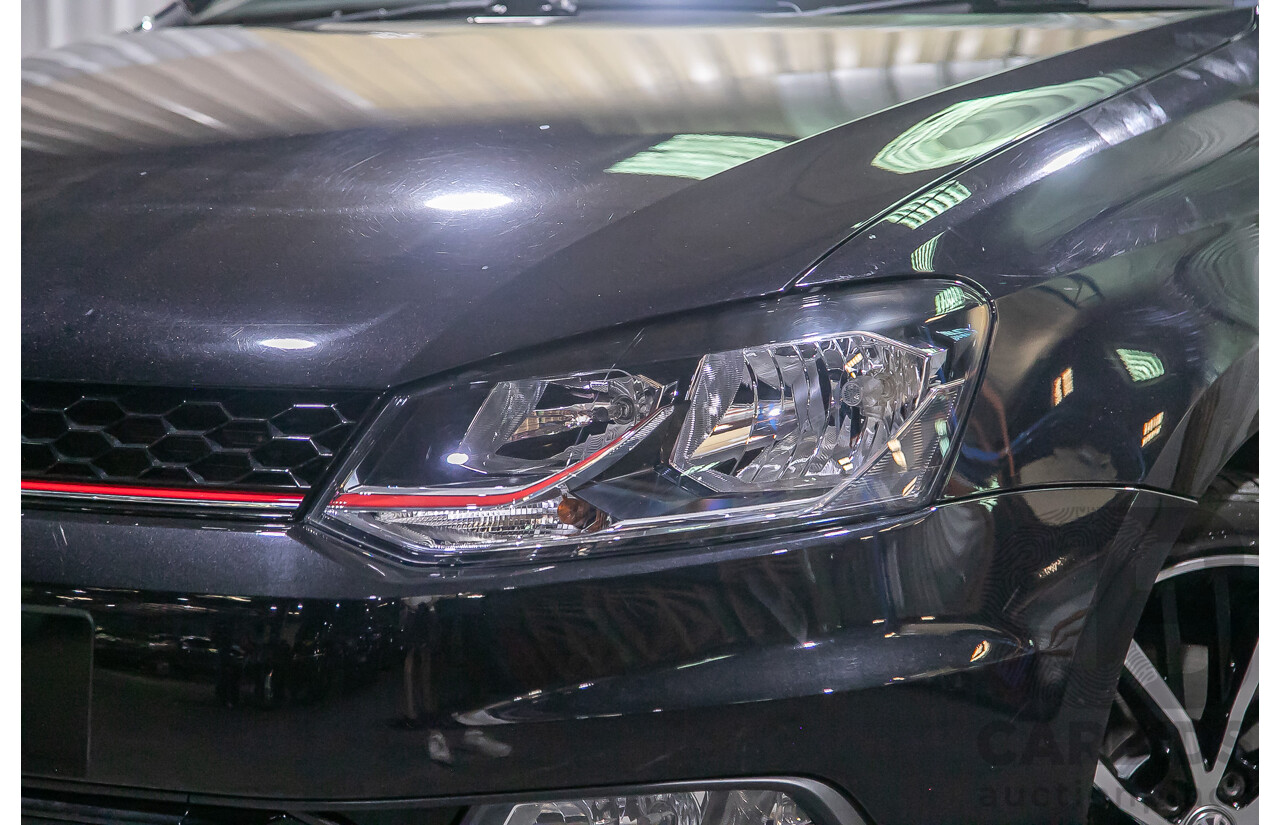 5/2015 Volkswagen Polo GTi 6R MY15 5d Hatchback Metallic Black Turbo 1.8L