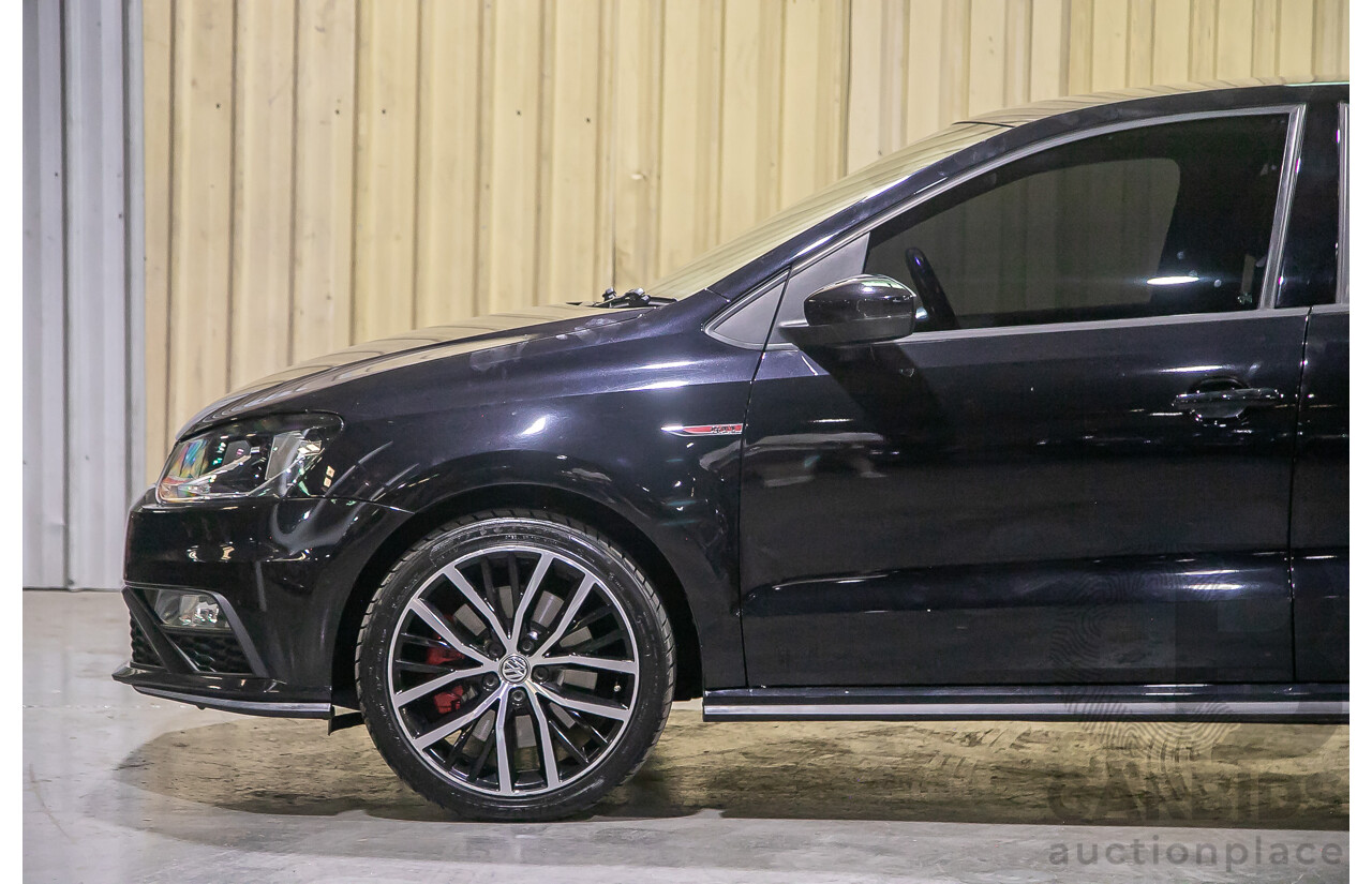 5/2015 Volkswagen Polo GTi 6R MY15 5d Hatchback Metallic Black Turbo 1.8L