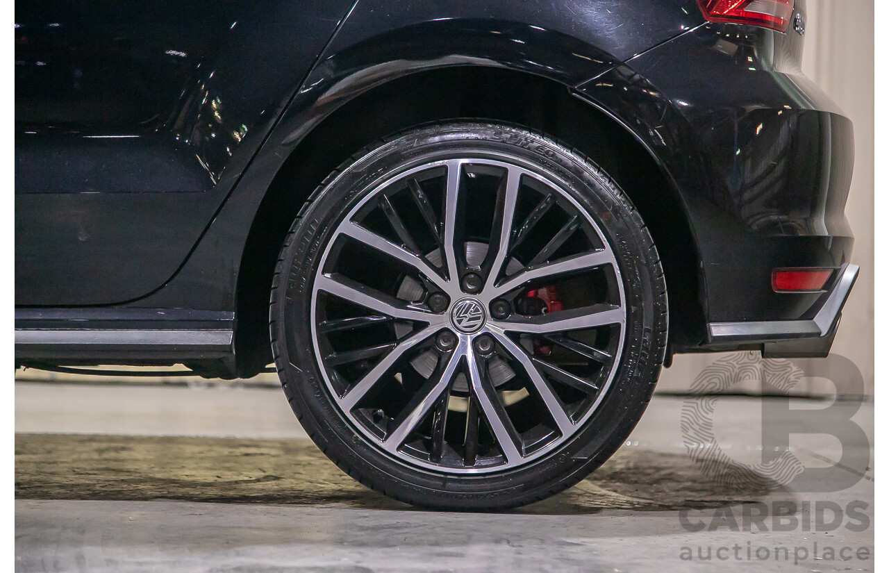 5/2015 Volkswagen Polo GTi 6R MY15 5d Hatchback Metallic Black Turbo 1.8L