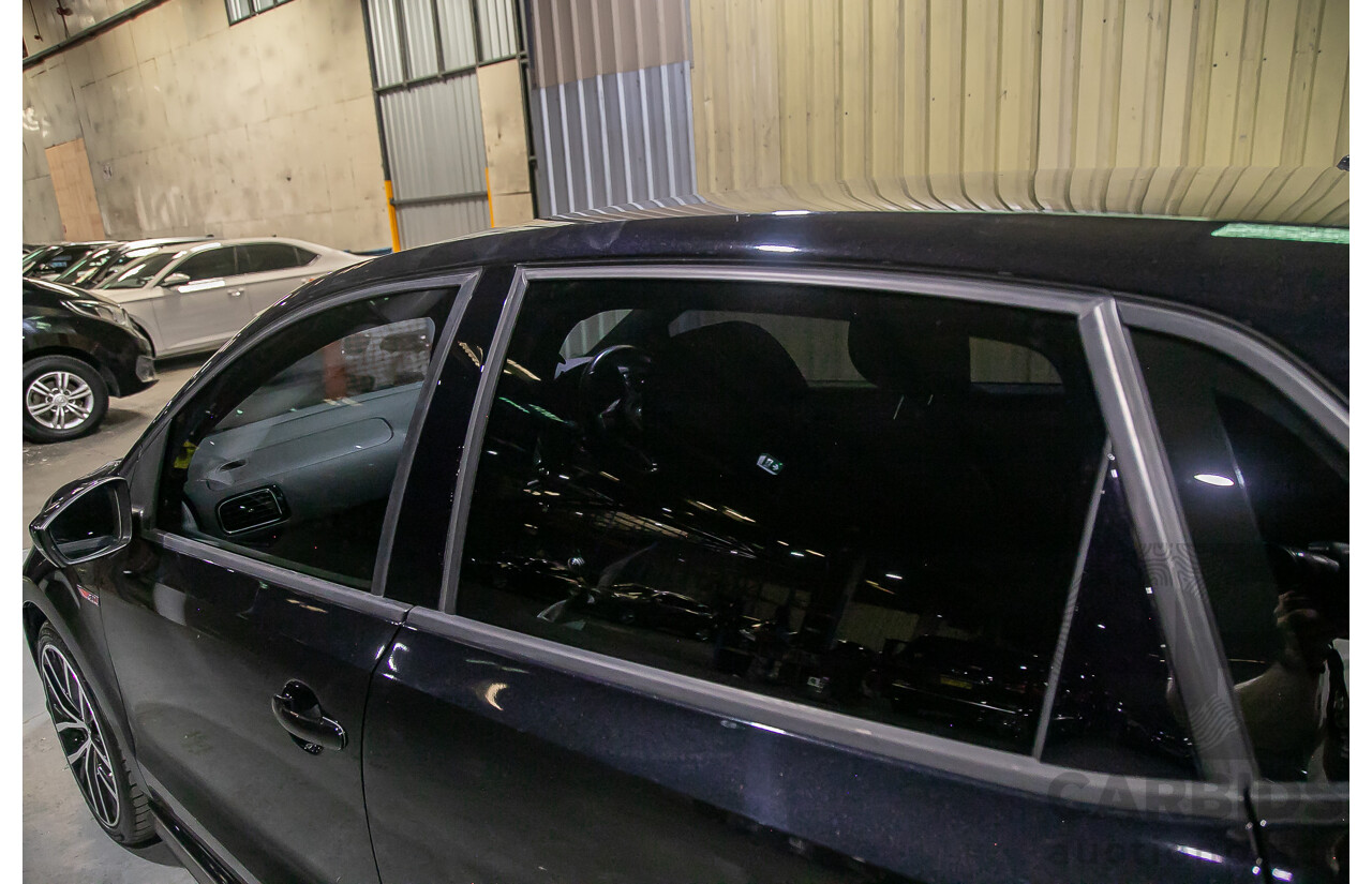 5/2015 Volkswagen Polo GTi 6R MY15 5d Hatchback Metallic Black Turbo 1.8L