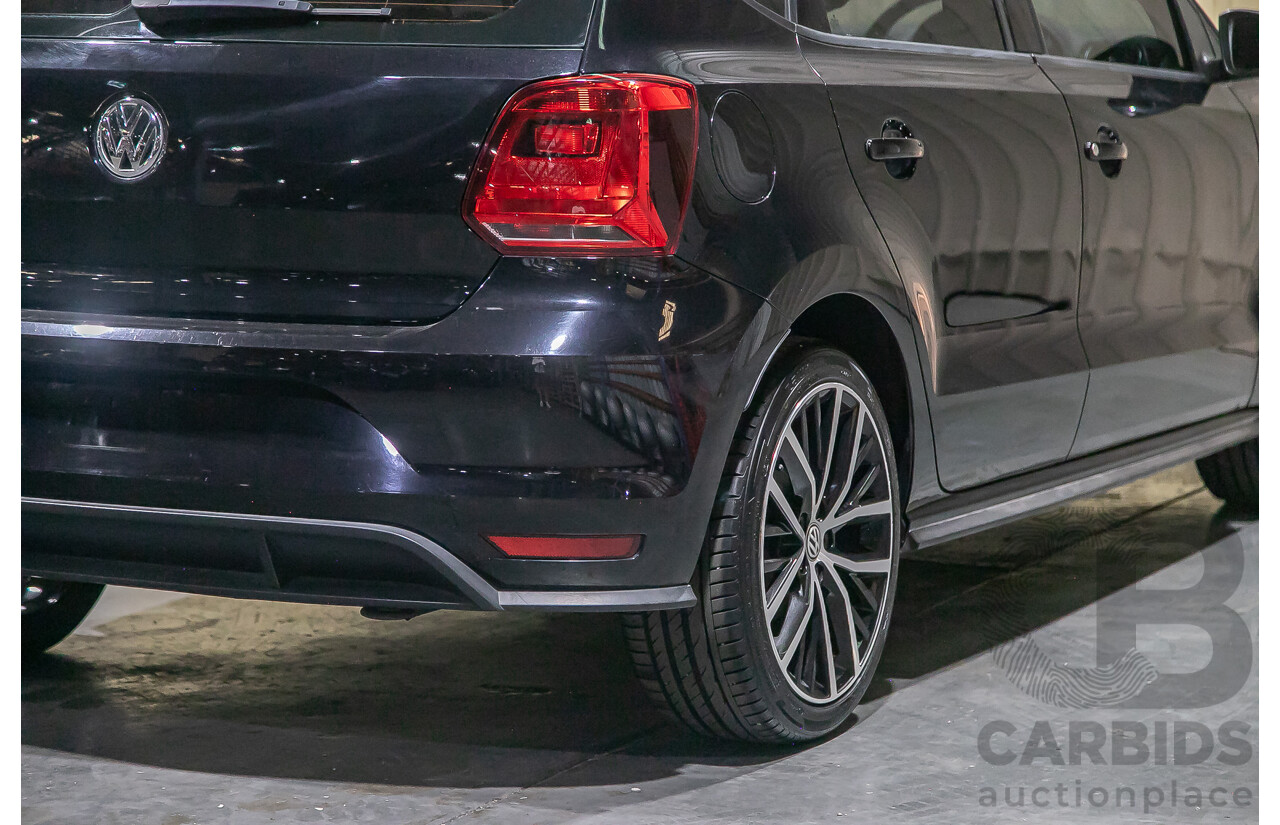 5/2015 Volkswagen Polo GTi 6R MY15 5d Hatchback Metallic Black Turbo 1.8L
