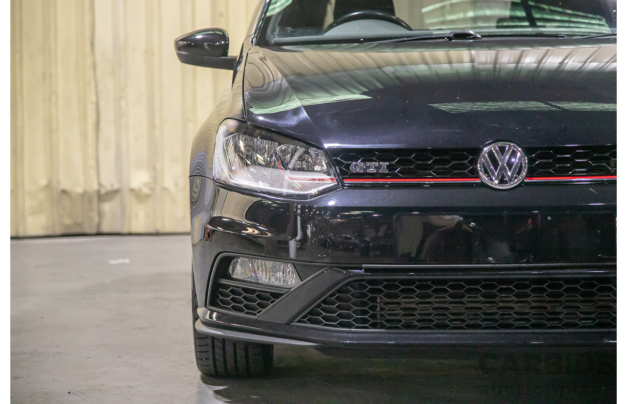 5/2015 Volkswagen Polo GTi 6R MY15 5d Hatchback Metallic Black Turbo 1.8L