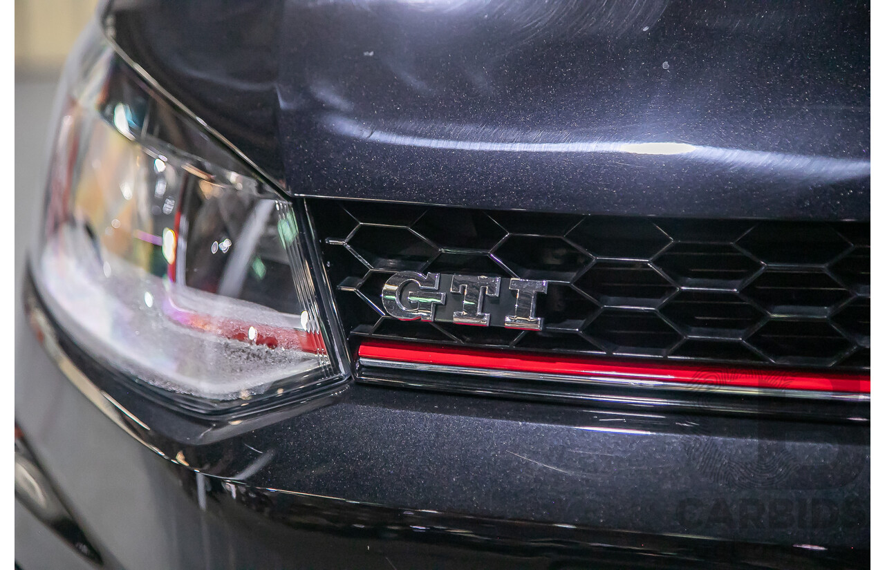 5/2015 Volkswagen Polo GTi 6R MY15 5d Hatchback Metallic Black Turbo 1.8L