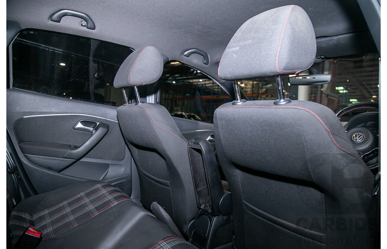 5/2015 Volkswagen Polo GTi 6R MY15 5d Hatchback Metallic Black Turbo 1.8L