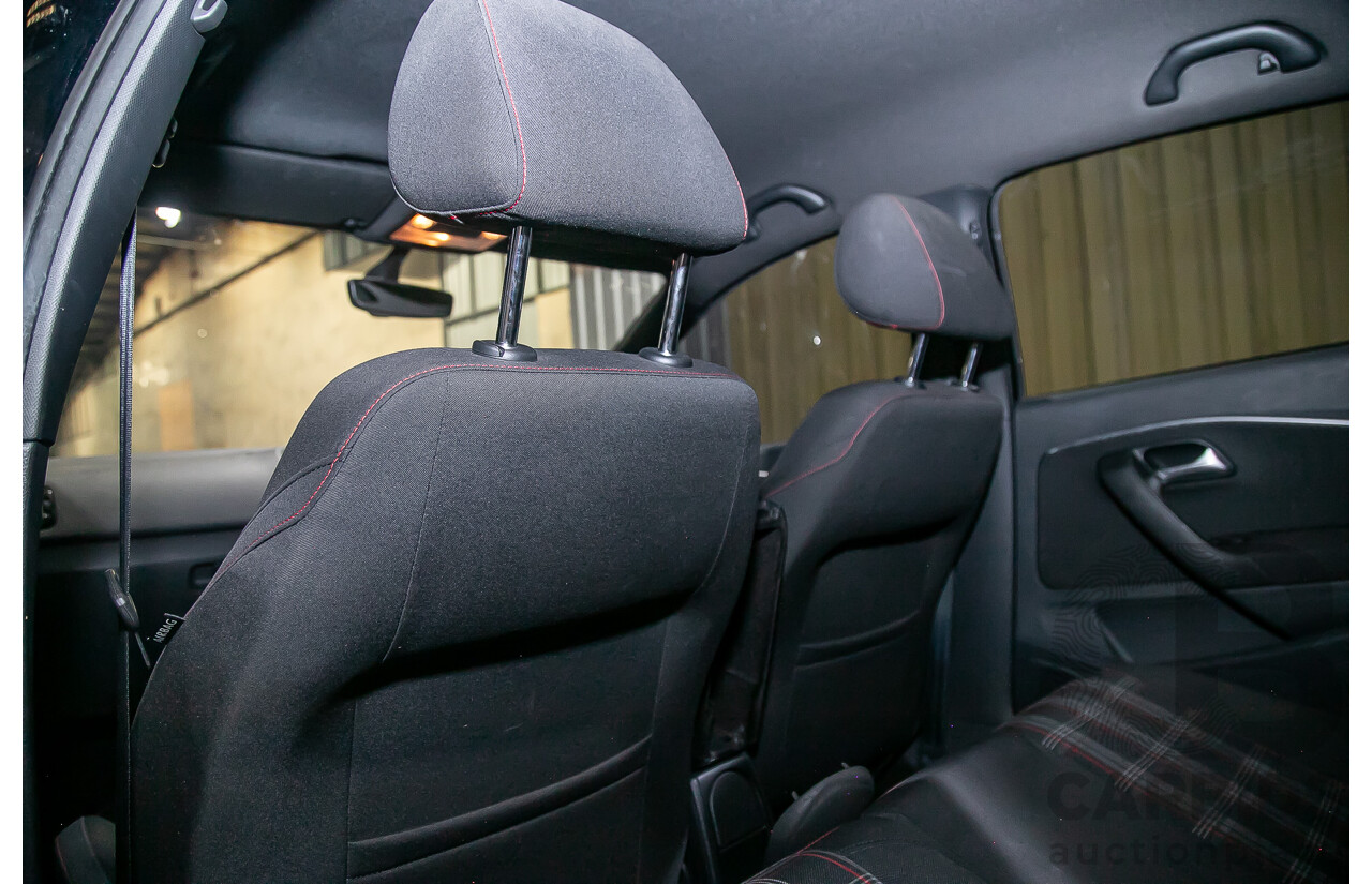 5/2015 Volkswagen Polo GTi 6R MY15 5d Hatchback Metallic Black Turbo 1.8L