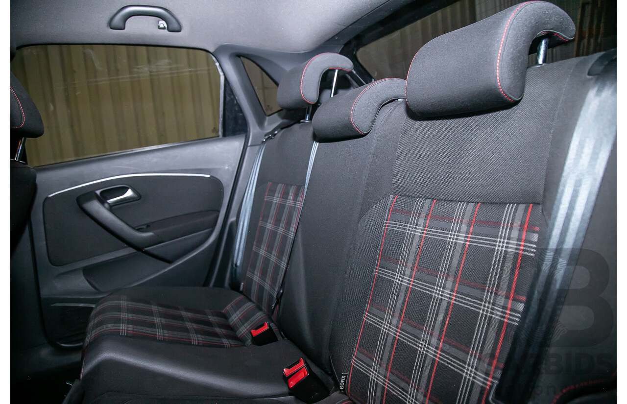 5/2015 Volkswagen Polo GTi 6R MY15 5d Hatchback Metallic Black Turbo 1.8L