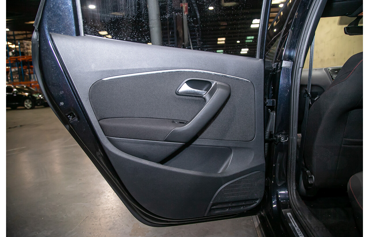 5/2015 Volkswagen Polo GTi 6R MY15 5d Hatchback Metallic Black Turbo 1.8L