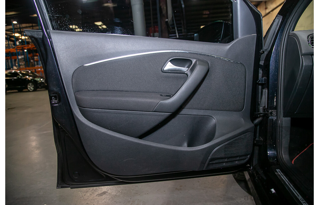 5/2015 Volkswagen Polo GTi 6R MY15 5d Hatchback Metallic Black Turbo 1.8L