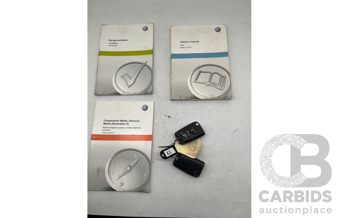 5/2015 Volkswagen Polo GTi 6R MY15 5d Hatchback Metallic Black Turbo 1.8L