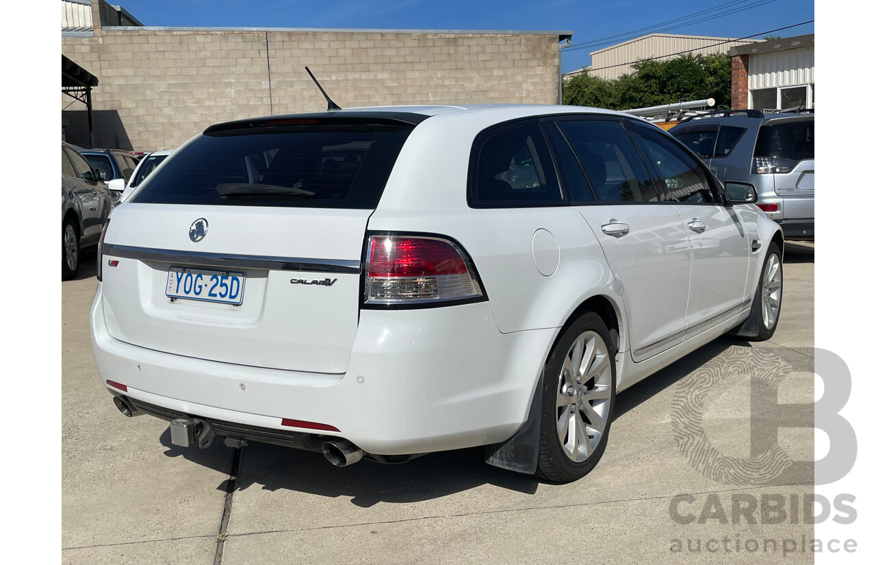 10/08 Holden Calais  RWD VE MY09 4D Sportwagon White 3.6L