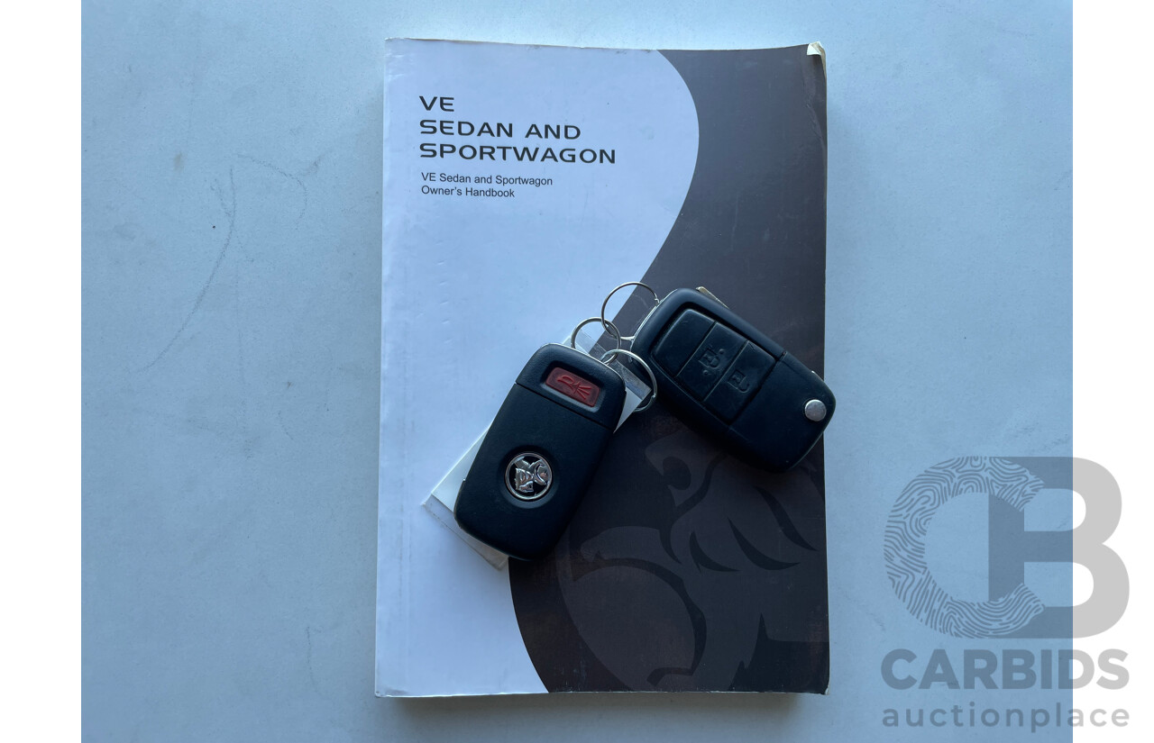 10/08 Holden Calais  RWD VE MY09 4D Sportwagon White 3.6L