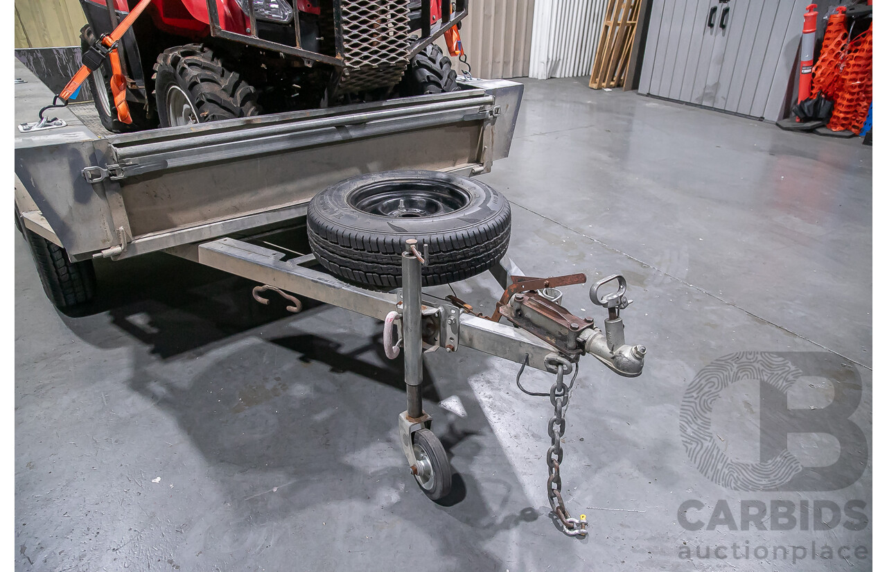 2012 Honda Foreman 500cc Quad Bike and 1995 200kg Galvanized Trailer