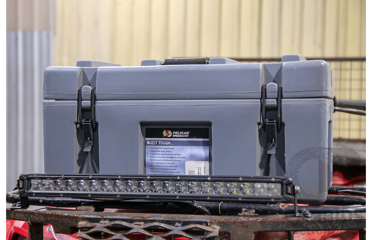 2012 Honda Foreman 500cc Quad Bike and 1995 200kg Galvanized Trailer