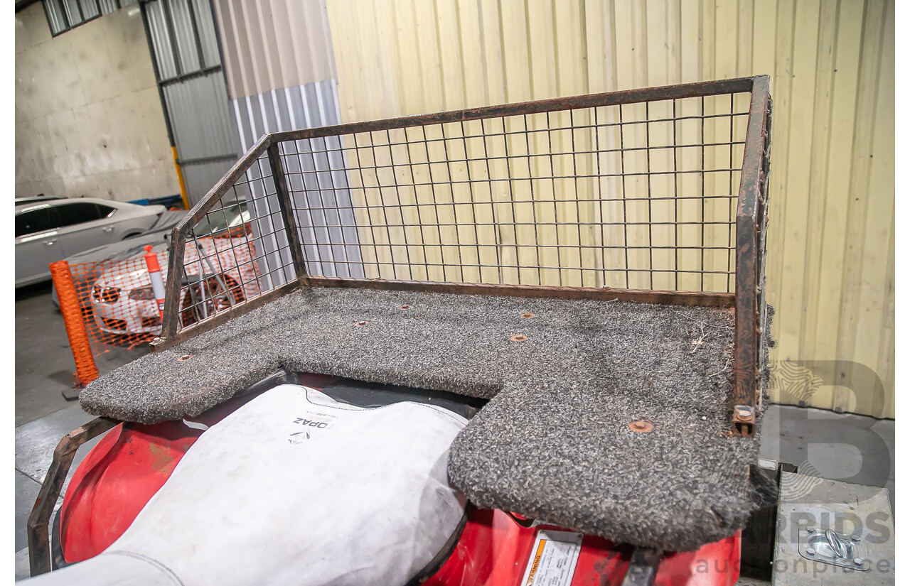 2012 Honda Foreman 500cc Quad Bike and 1995 200kg Galvanized Trailer