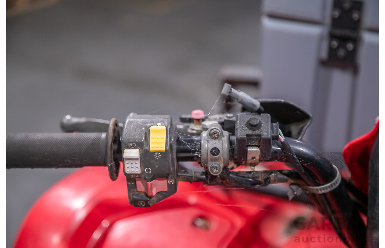 2012 Honda Foreman 500cc Quad Bike and 1995 200kg Galvanized Trailer