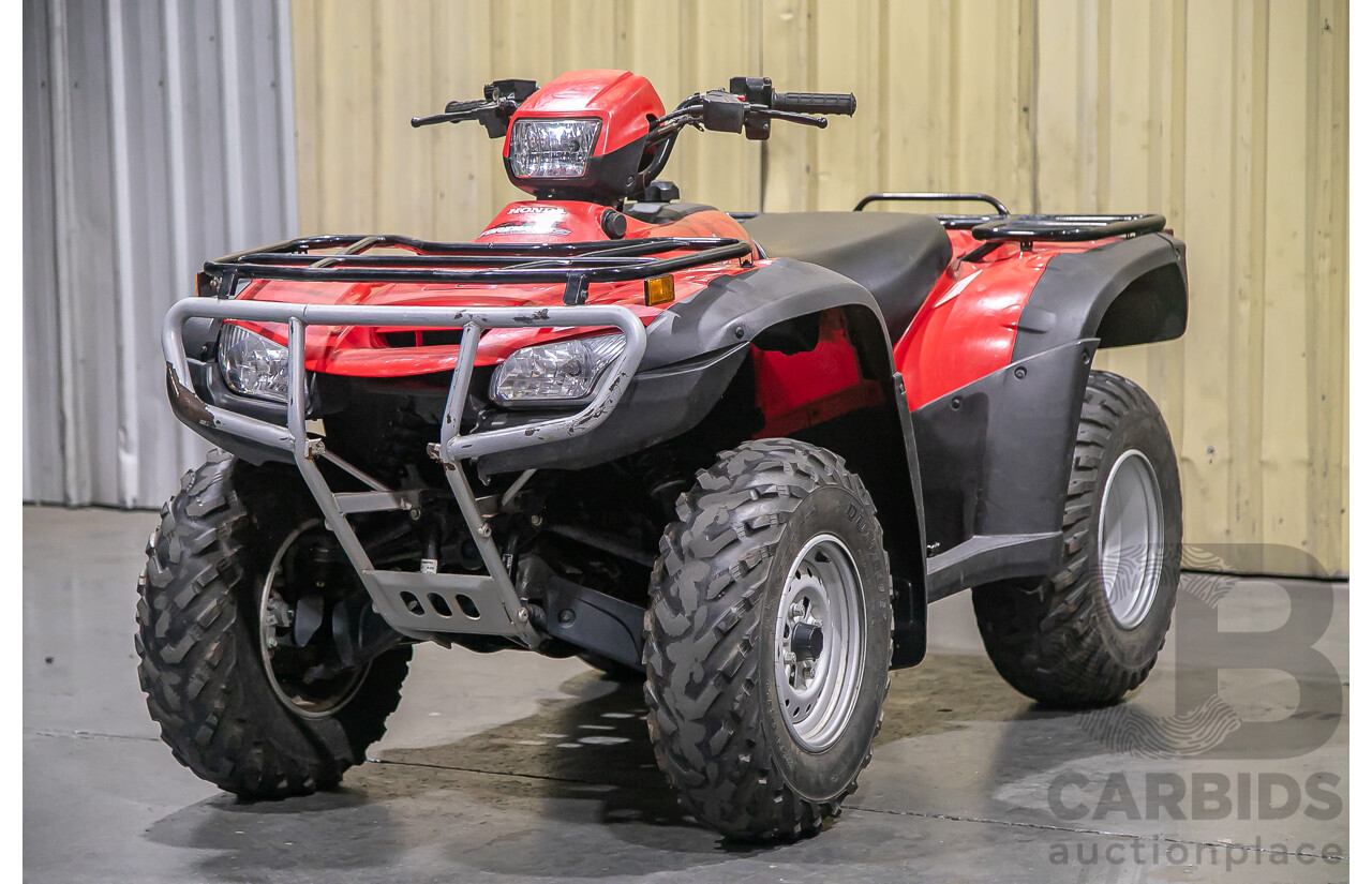 2009 Honda Foreman ES 500cc Quad Bike - Model TRX500FPE