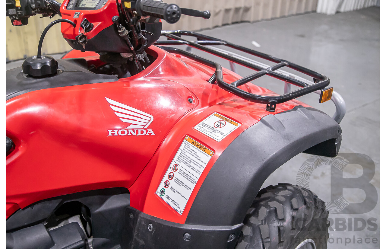 2009 Honda Foreman ES 500cc Quad Bike - Model TRX500FPE