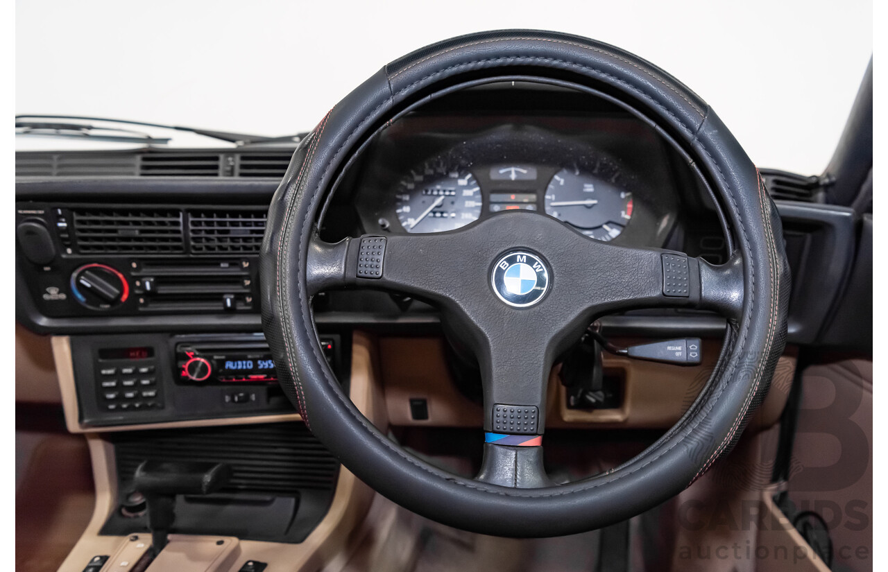 1/1989 BMW 635 CSi Highline E24 Series 3 2d Coupe Cinnabar Red 3.4L - Australian Delivered
