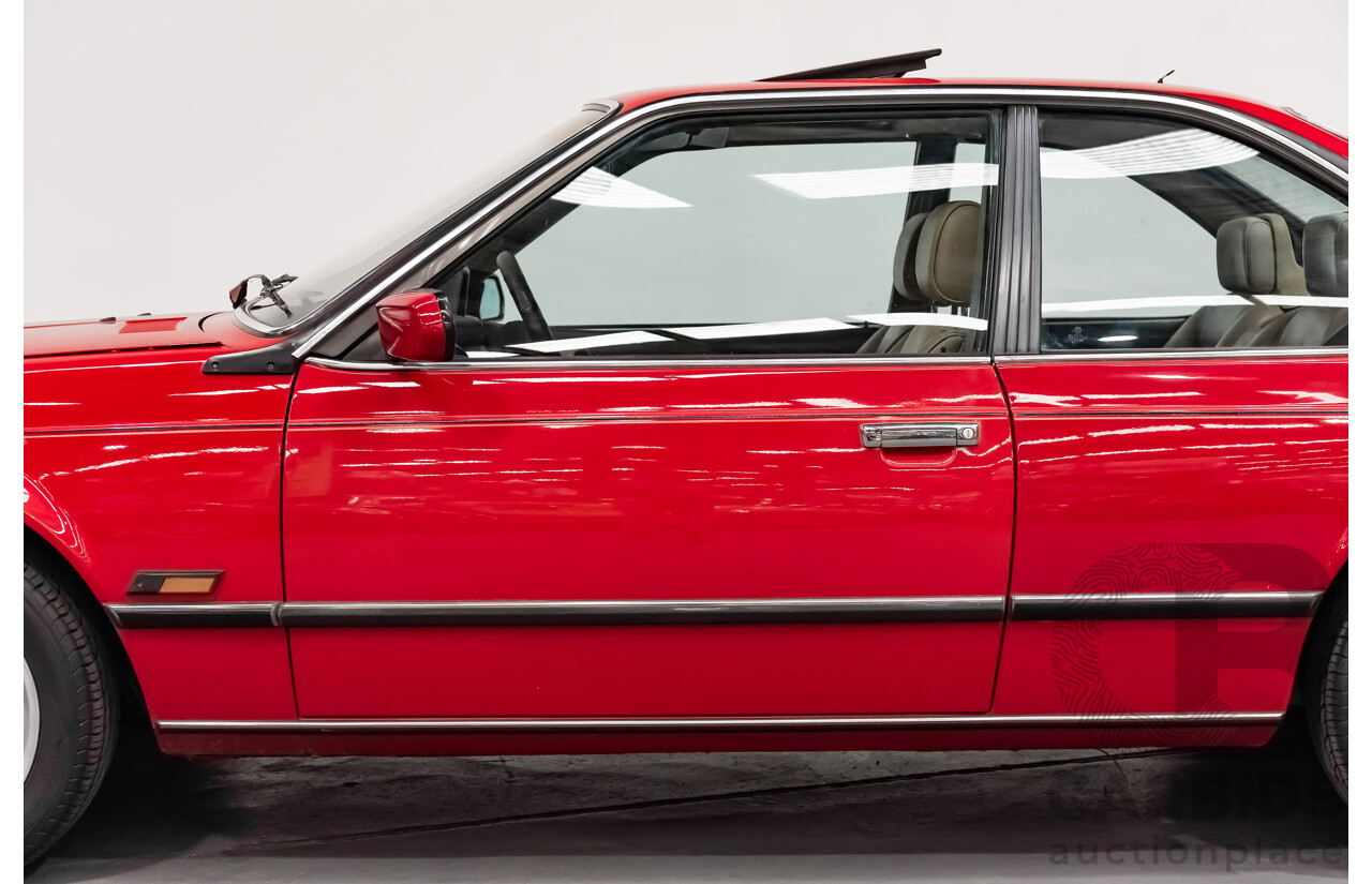 1/1989 BMW 635 CSi Highline E24 Series 3 2d Coupe Cinnabar Red 3.4L - Australian Delivered