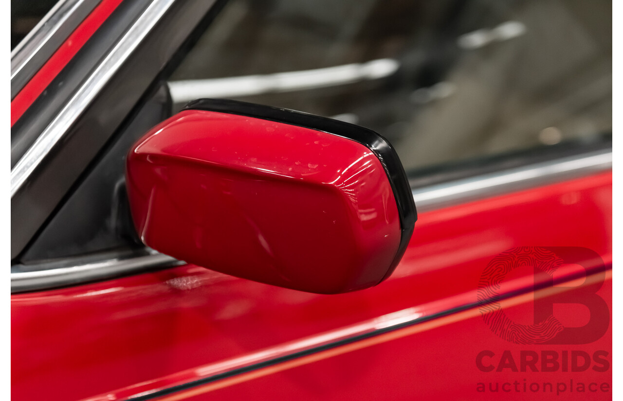 1/1989 BMW 635 CSi Highline E24 Series 3 2d Coupe Cinnabar Red 3.4L - Australian Delivered